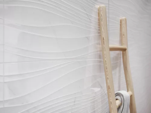 Csempe, Cersanit Marinel white Structure Glossy 20X60 G1 W937-012-1