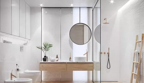 Csempe, Cersanit Marinel White Glossy 20X60 G1 W937-013-1