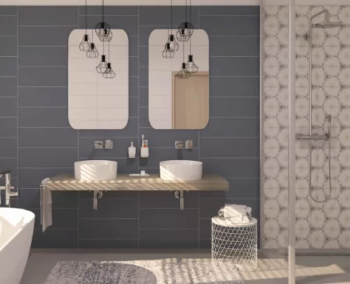 Csempe, Zalakerámia CARNEVAL KÉK 3D 20X60, ZBK62014