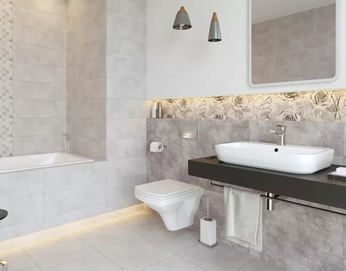 Csempe, Cersanit SNOWDROPS GREY 20X60 G1 W477-005-1