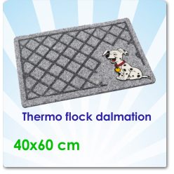 Lábtörlő, Thermo Flock Dalmation