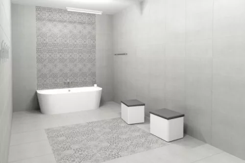 Dekorlap, Zalakerámia FIX CEMENTI SZÜRKE MINTÁS 30X60 ZAG-ZGD 60610