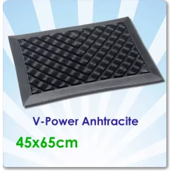 Lábtörlő, V-Power Anthracite 45X65