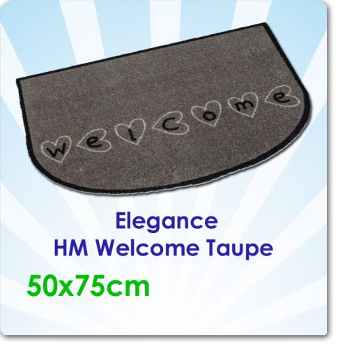 Lábtörlő, Elegenace HM Welcome Taupe 50X75
