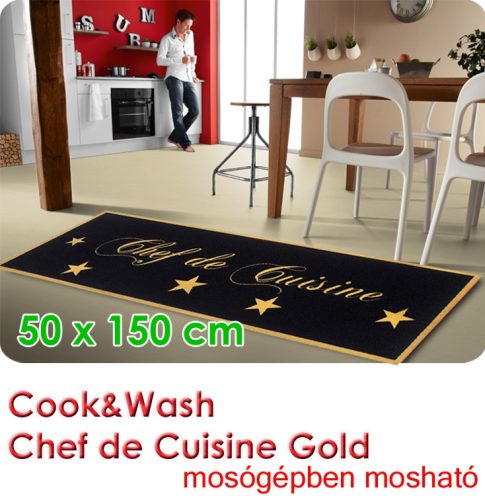 Konyhaszőnyeg, Cook&Wash Chef de Cuisine gold