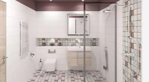 Csempe, Zalakerámia CARNEVAL MINTÁS 20X60 U:1,32 ZAL-ZBD 62021