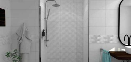 Csempe, Zalakerámia CARNEVAL FEHÉR 20X50 Ú:1,3 ZAL-ZBK 53001U