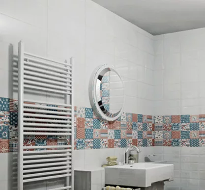 Csempe, Zalakerámia CARNEVAL FEHÉR 20X50 Ú:1,3 ZAL-ZBK 53002