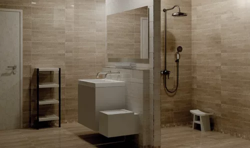 Csempe, Zalakerámia TRAVER BARNA 20X60 ZAL-ZBD 62063