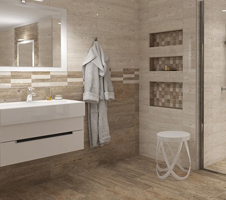 Csempe, Zalakerámia TRAVER MOZAIK 20X60 ZAL-ZBD 62065