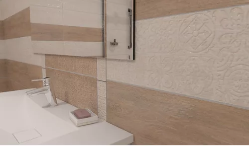 Csempe, Zalakerámia VIENNA BEIGE MINTÁS 20X60 ZAL-ZBD 62057