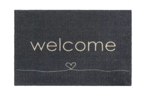 Lábtörlő, Ambience Welcome Heart Anthra 50 X 75