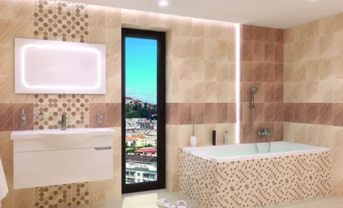 Csempe, Zalakerámia FIX FIORELLO BARNA 20X30 ZAF-ZBD 31002