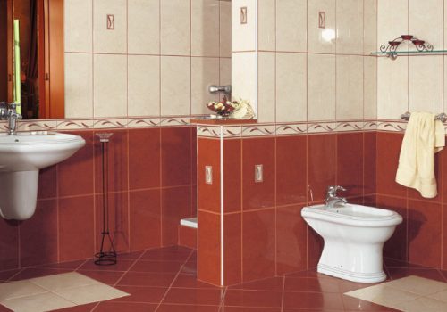 Csempe, Zalakerámia ZARAGOZA S, BORDÓ 25X40 ZAL-ZBK 645