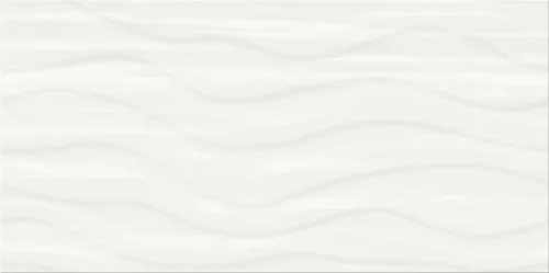 Csempe, Cersanit SOFT ROMANTIC PS803 WHITE SATIN WAVE STRUCTURE 29,8X59,8 G1 W564-002-1