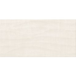   Csempe, Cersanit SHINY TEXTILE PS810 CREAM SATIN STRUCTURE 29,8X59,8 G1 OP502-003-1