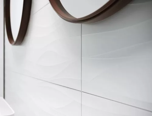 Csempe, CersanitTOUCH ME PS800 WHITE SATIN WAVE STRUCTURE 29,8X59,8 G1 W562-002-1