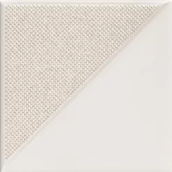 Dekorcsempe, Tubadzin Reflection White 2 14,8x14,8