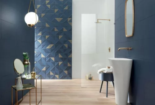 Dekorcsempe, Tubadzin Reflection Navy 1 29,8x59,8