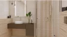 Dekorlap, Zalakerámia Couche Beige/Barna 20x60 F-62097