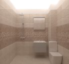 Csempe, Arte Navara BROWN ART-25X36NBR