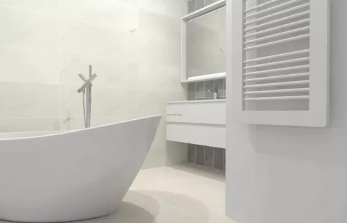 Csempe, Tubadzin ORGANIC MATT white TUR-32X89 OW