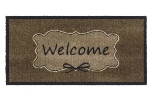 Lábtörlő, Vision Welcome bow taupe 40x80
