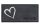 Lábtörlő, Vision Home heart grey 40x80