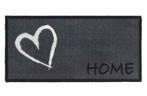 Lábtörlő, Vision Home heart grey 40x80
