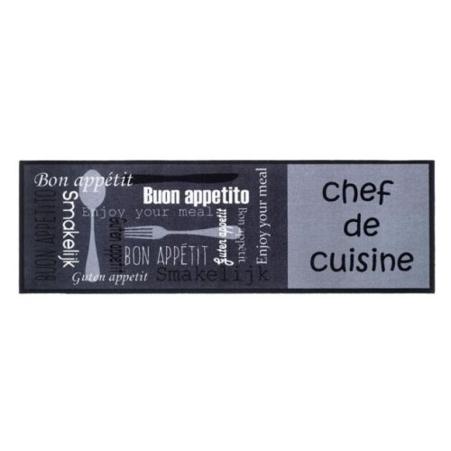 Lábtörlő, Cook&Wash chef de cuisine grey 50x150