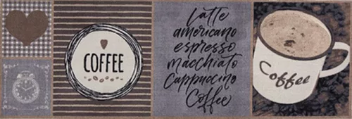 Lábtörlő, Cook&Wash Love good coffee 50x150