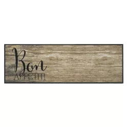 Lábtörlő, Cook&Wash Wood bon appetit 50x150