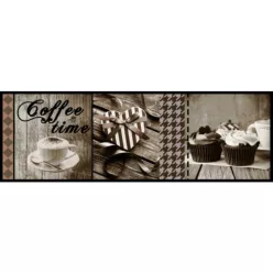 Lábtörlő, Cook&Wash coffee time taupe 50x150