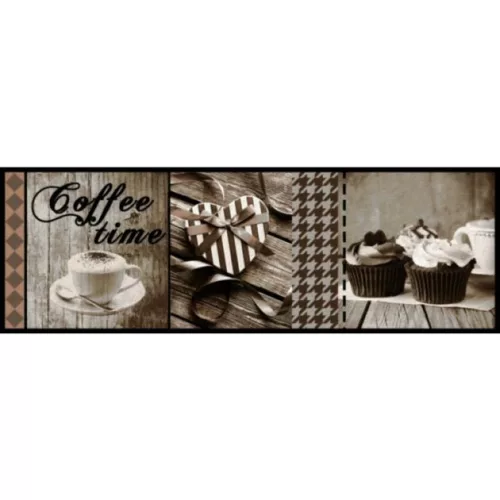 Lábtörlő, Cook&Wash coffee time taupe 50x150