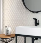 Csempe, Paradyz Classica Harmony Bianco Struktura A 30x60cm