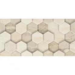   Csempe, Paradyz Classica Sunlight Stone Beige dekor Geometryk 30x60cm