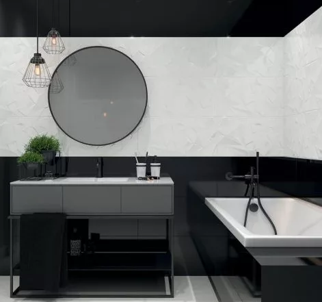 Csempe, Paradyz Classica Synergy Nero 30x60cm