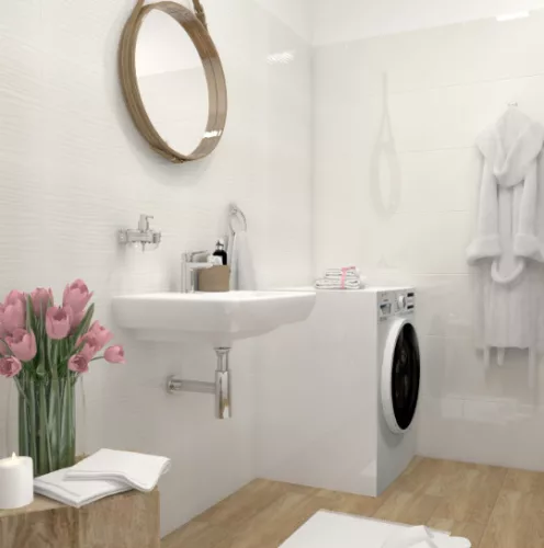 Csempe, Paradyz Classica Synergy Bianco Struktura A 30x60cm