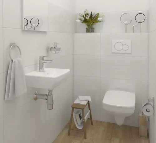 Csempe, Paradyz Classica Synergy Bianco Struktura A 30x60cm