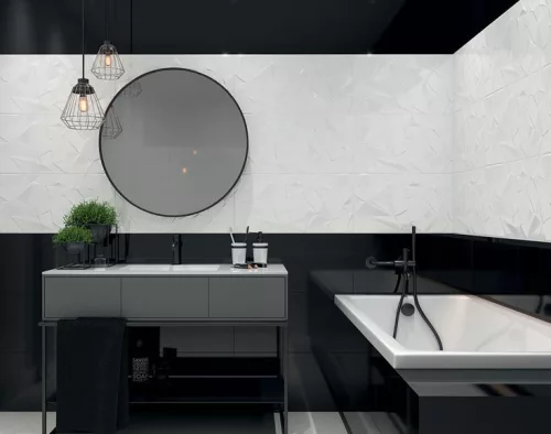 Csempe, Paradyz Classica Synergy Bianco Struktura B 30x60cm