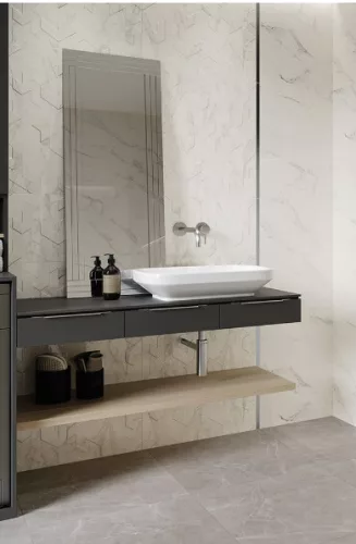 Csempe, Paradyz Classica Bliss Silver Struktura Polysk 30x60cm