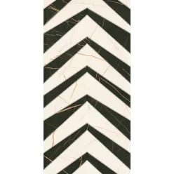   Dekorlap, Paradyz Classica Fancy White Inserto Polysk 30x60cm