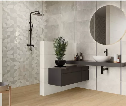 Csempe, Paradyz Classica Hope Grey Polysk Dekor 30x60cm