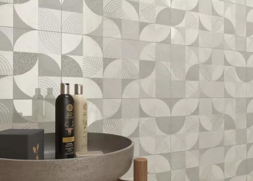 Csempe, Paradyz Classica Hope Grey Polysk Dekor 30x60cm