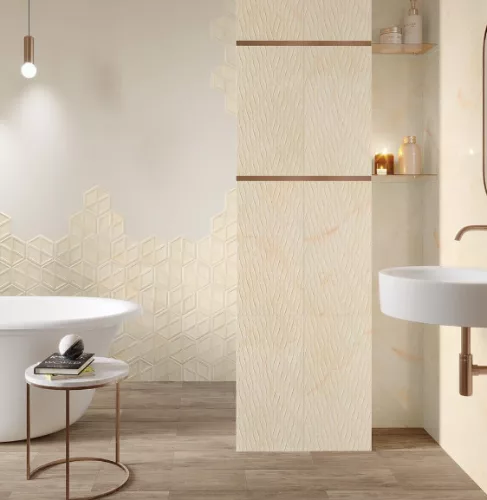 Csempe, Paradyz Classica Illusion beige Struktura Polysk 30x60cm KWC-30x60 IBSP