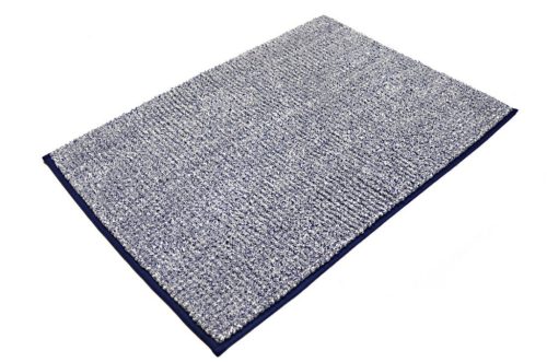 Fürdőszobai szőnyeg, AQUALINE fürdőszobai szőnyeg csúszásgátlóval, 500x700mm, sötétkék 7021303