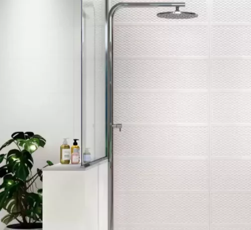 Csempe, Baldocer Clinker Snow falburkoló 40x120 cm rektifikált BA362