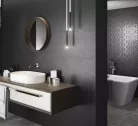 Csempe, Baldocer Clinker Dark falburkoló 40x120 cm rektifikált BA363