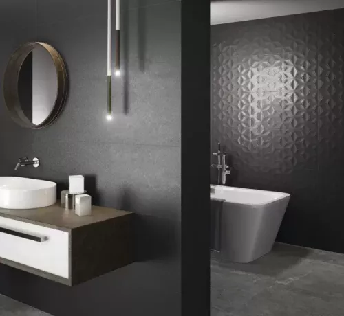Dekorcsempe, Baldocer Corn Clinker Dark falburkoló 40x120 cm rektifikált BA365