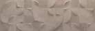 Dekorcsempe, Baldocer Shape Icon Taupe falburkoló 30x90 cm rektifikált BA105